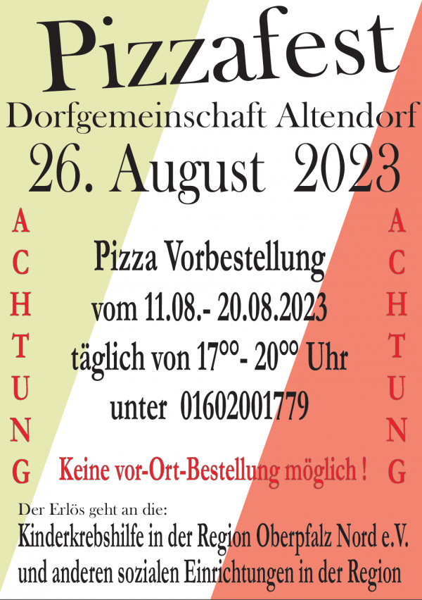 Pizzafest Altendorf - 26.08.2023