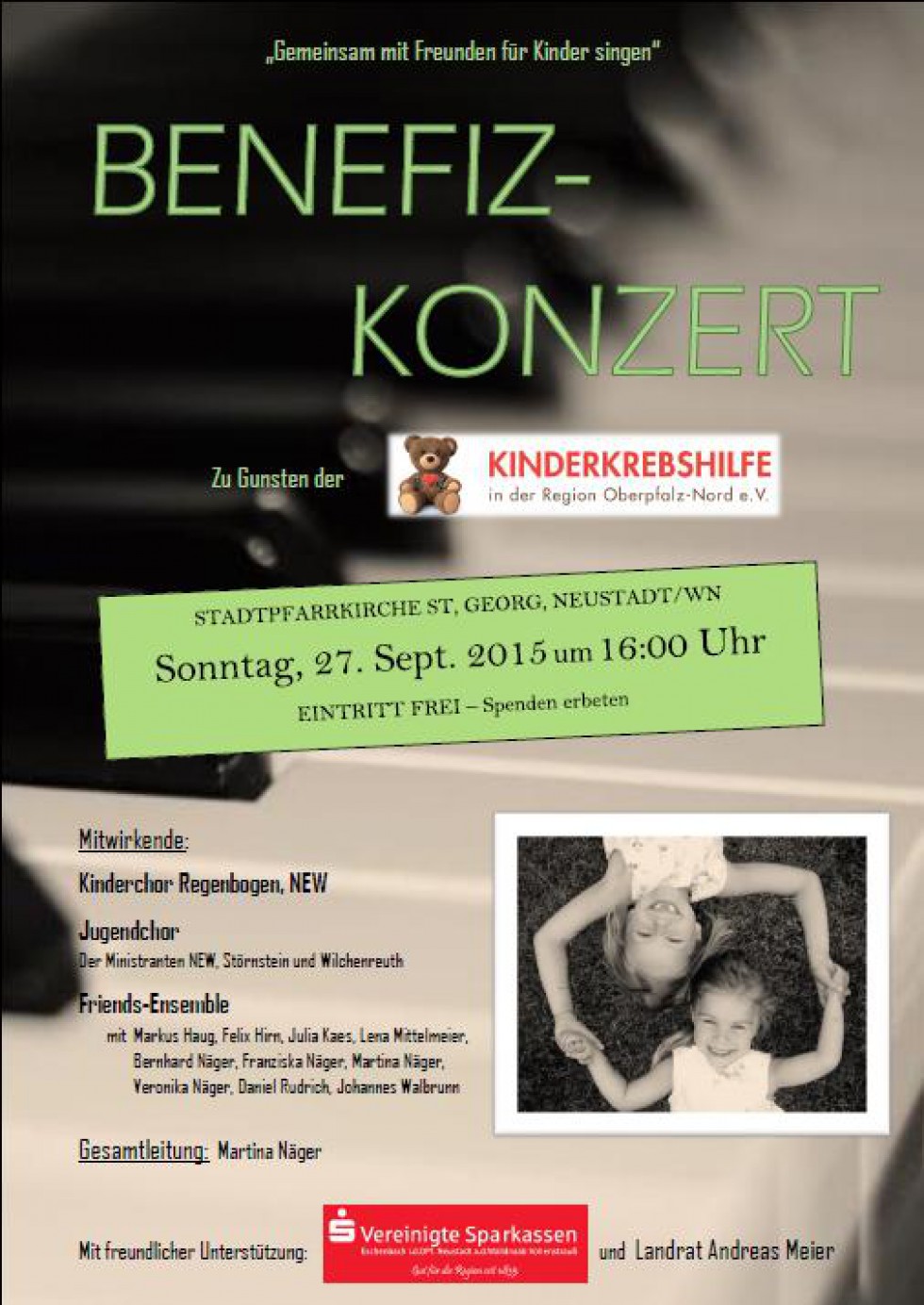 Benefizkonzert zu Gunsten der Kinderkrebshilfe