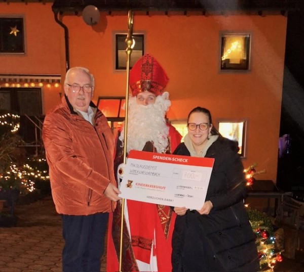 Windischeschenbacher Nikolaus-Team übergibt Spende an Kinderkrebshilfe Oberpfalz-Nord e.V.